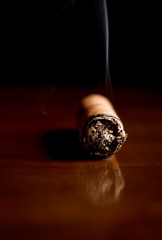 Fuming Havana cigar