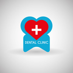 Dental care design. health concept. medical care icon