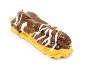 Chocolate layered Eclair pastry