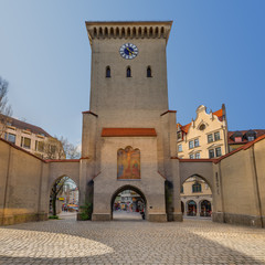 Isartor panorama hochauflösend HD 4k sehenswürdigkeit münchen sehenswürdigkeiten