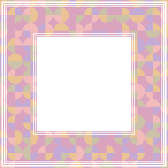 pink abstract border