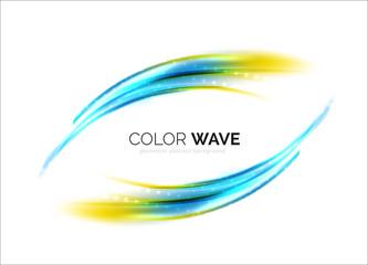 Elegant light smooth wave