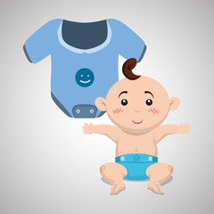 Baby shower design. invitation design.  isolated illustration