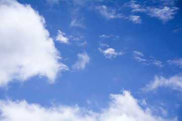 Naklejka premium 青い空と雲