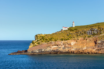 Fototapeta na wymiar Taiaroa Head Lighthouse - New Zealand