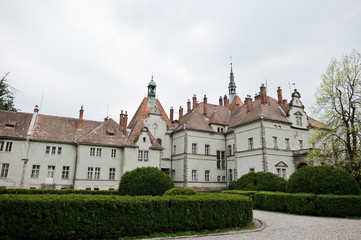 Schonborn hunting castle in Carpaty,Transcarpathia,Ukraine.  Bui