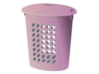 Illustration of a laundry basket