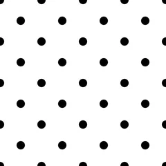 Sierkussen Klein Polka Dot naadloos patroon. Abstracte mode zwart-wit textuur. Monochroom sjabloon. Grafische stijl voor behang, verpakking, stof, achtergrond, kleding, printproductie, enz. Vector © alona_s