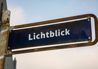 Schild 47 - Lichtblick