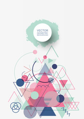Abstract geometric background