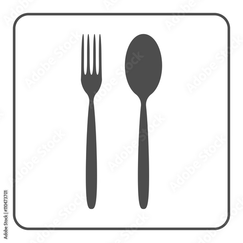 Restaurant Kitchenware fork and spoon icon. utensils symbols. kitchenware sign isolated Restaurant Kitchenware fork and spoon icon. utensils symbols. kitchenware sign isolated