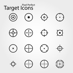 target icons, pixel prefect