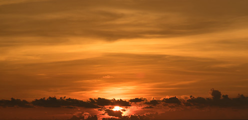 Fototapeta na wymiar Sunset Sea