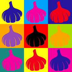 Garlic simple icon