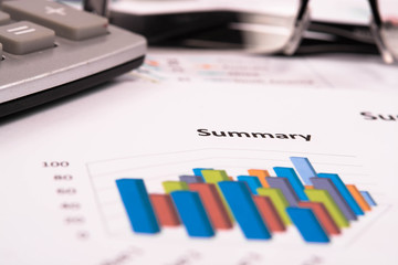 business chart report, business paper