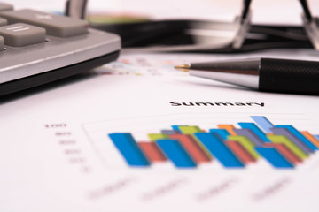 business chart report, business paper