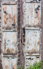 Old wooden doors, textures