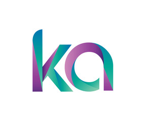 Creative Color Letter K A Logo