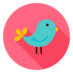 Bird Circle Icon
