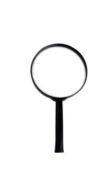 Magnifying glass isolated on white