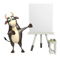 Bull cartoon character