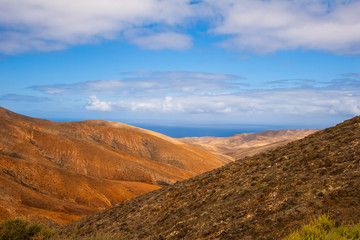 betancuria volcanic Fuerteventura island Canary Spain