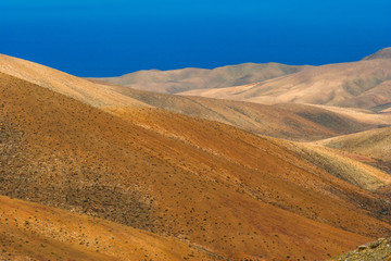 betancuria volcanic Fuerteventura island Canary