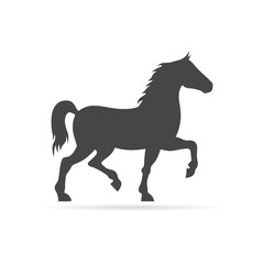 Fototapeta na wymiar Horse silhouette icon