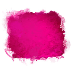 Watercolor paint stain isolated
