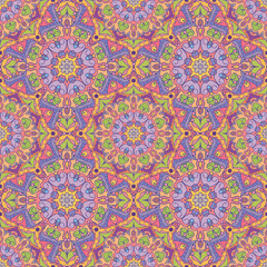 Seamless pattern. Decorative pattern in beautiful colors. Vector illustration