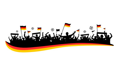 Deutsche Fußballfans © SimpLine