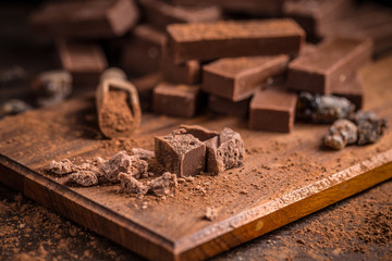 Homemade chocolate