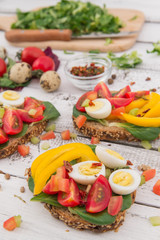 bruschetta with tomato
