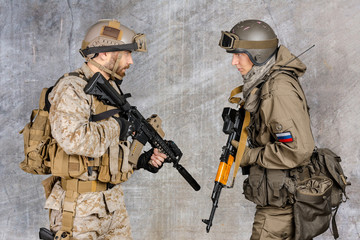 Two special force soldiers