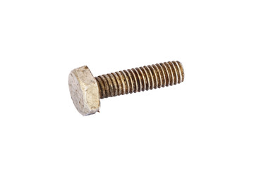 Metal bolt and nut