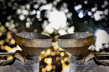 Oil funnel.