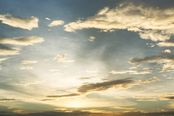 Fototapeta premium Beautiful sky with clouds background