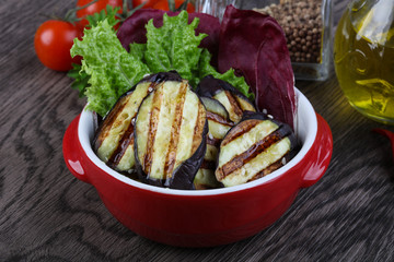 Grilled eggplant