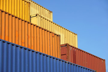 Fototapeta premium containers