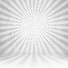 interior dot paint with rays pattern background