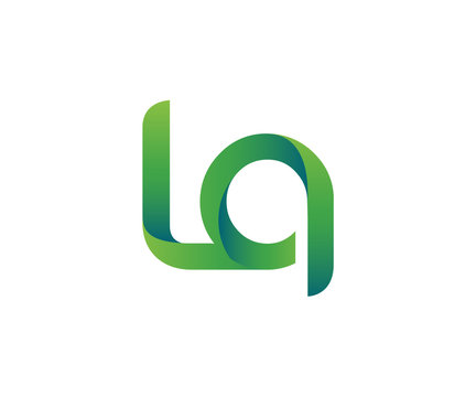Colorful Letter L Q Logo