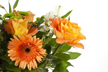 Obraz na płótnie Canvas close up image of bouquet