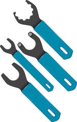  bicycle key abstract vector illustration eps 10