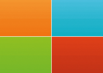 Obraz premium Halftone gradients set