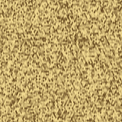 Vibrant Colorful Random Colored Geometric Seamless Pattern. Vector Pixel Rhombus Background. Graphic Textured Puzzle Art.