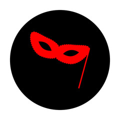 Traditional Venetian Carnival Decorative mask icon