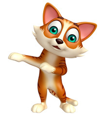 fun cat funny cartoon character