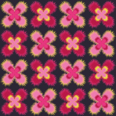 eamless vector background with decorative flowers. Print. Cloth design, wallpaper.