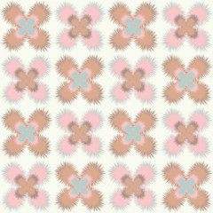 eamless vector background with decorative flowers. Print. Cloth design, wallpaper.