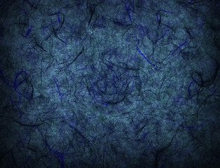 texture of blue rice paper background